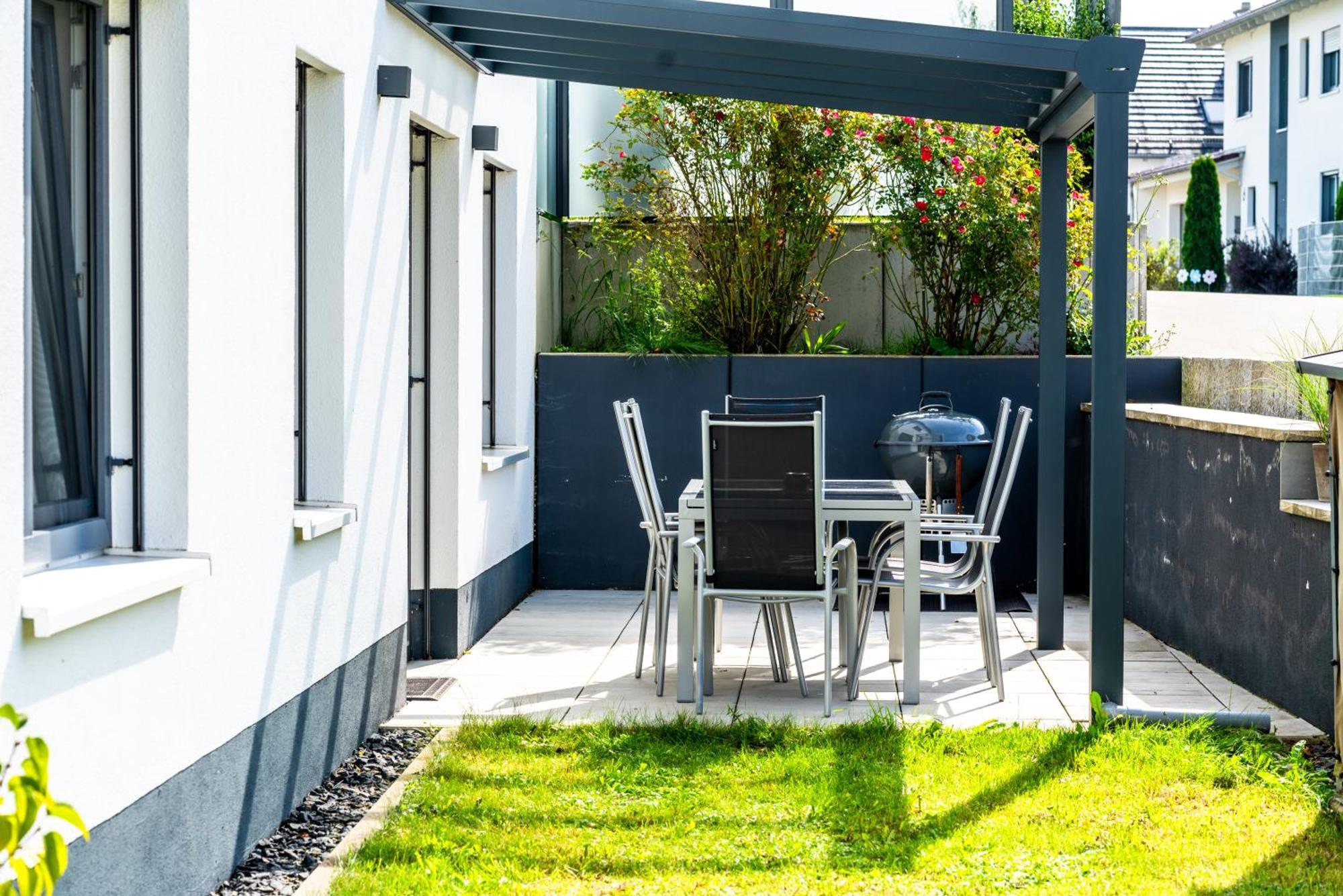 Alp Deluxe - Sauna, Kamin, Terrasse & Mehr Weißenhorn エクステリア 写真